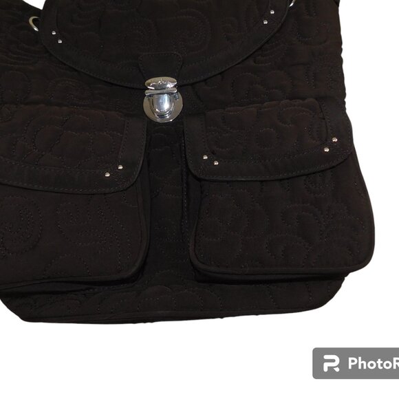 Vera Bradley Quilted Chocolate Brown Backpack main image 10